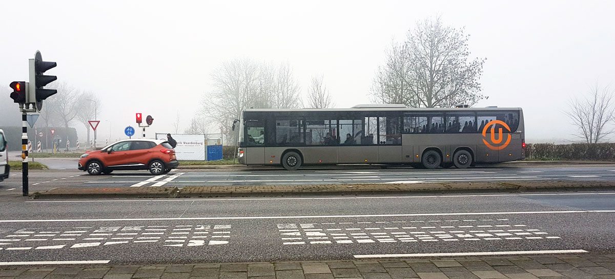 titel telefoon kom DRU-neutraal', U-link-bussen in Utrecht
